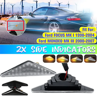 Flowing Side Repeater Light LED Dynamic Side Marker Turn SignalIndicator Blinker Lamp For Ford MONDEO MK3 forFOCUS MK1 1998-2004