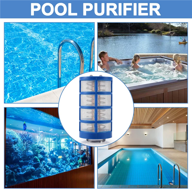 ABLG Solar Pool Ionizer Replacement Copper Anode And Basket Screen For Solar Pool Ionizer Purifier Purifiers