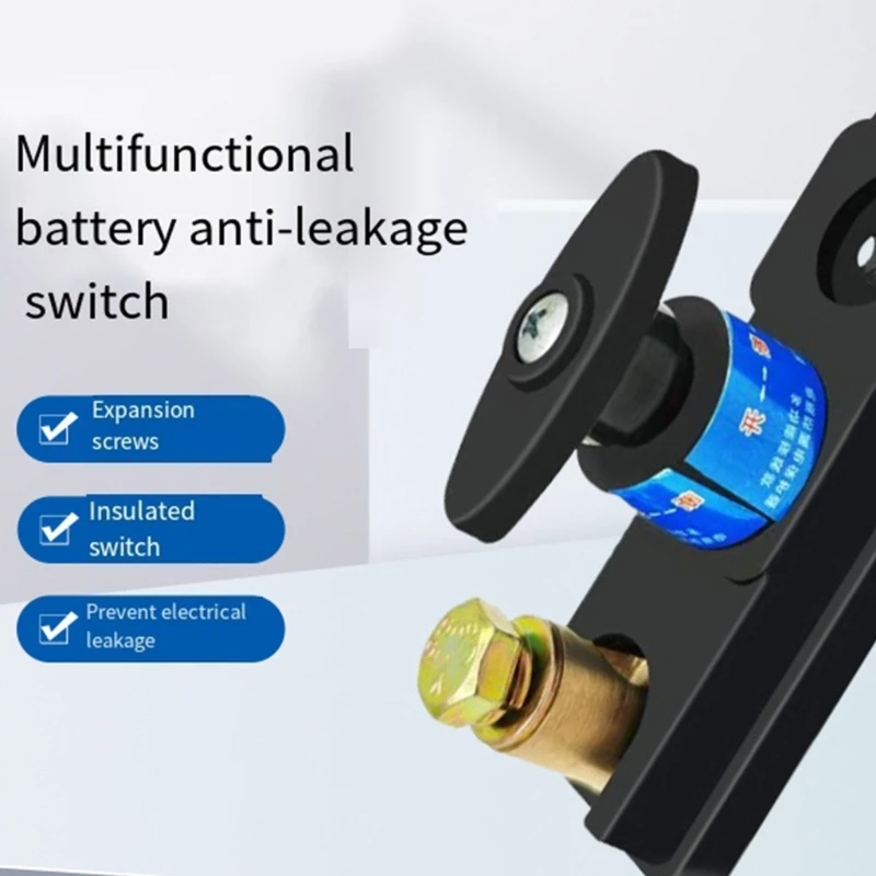 

12V/24V Universal Car Battery Disconnect Switch Battery Terminal Anti-leakage Switch Battery Disconnect Isolator Cut Off Switch