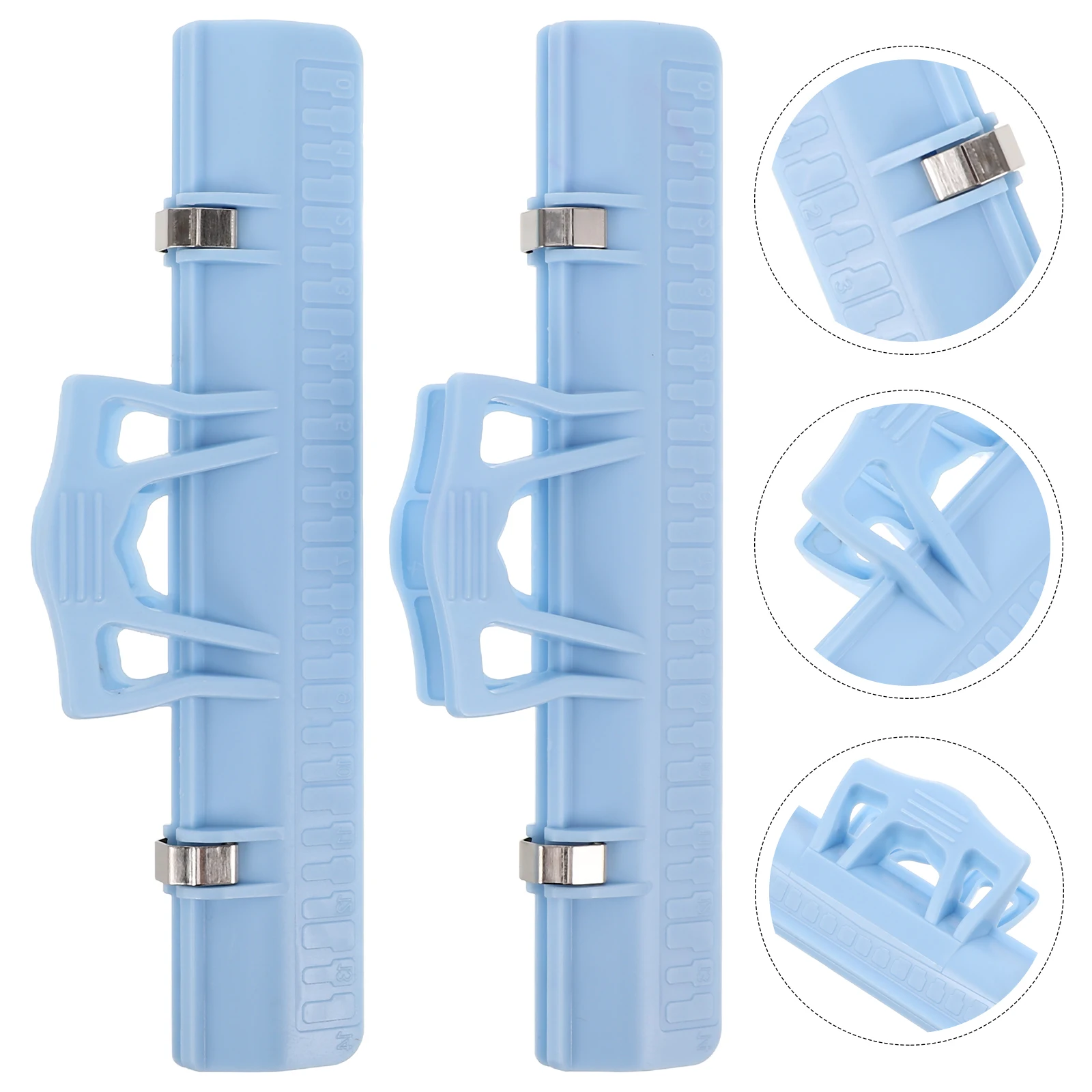 

2 Pcs Piano Sheet Music Holder Book Clip Page Score Clips Large Plastic Flute Material