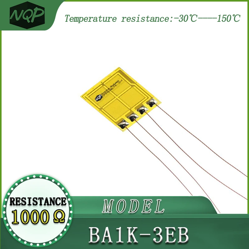 Strain gauge BA1K-3EB, high-precision, resistive type, with a resistance value of 1000 ohms, for  load cells.