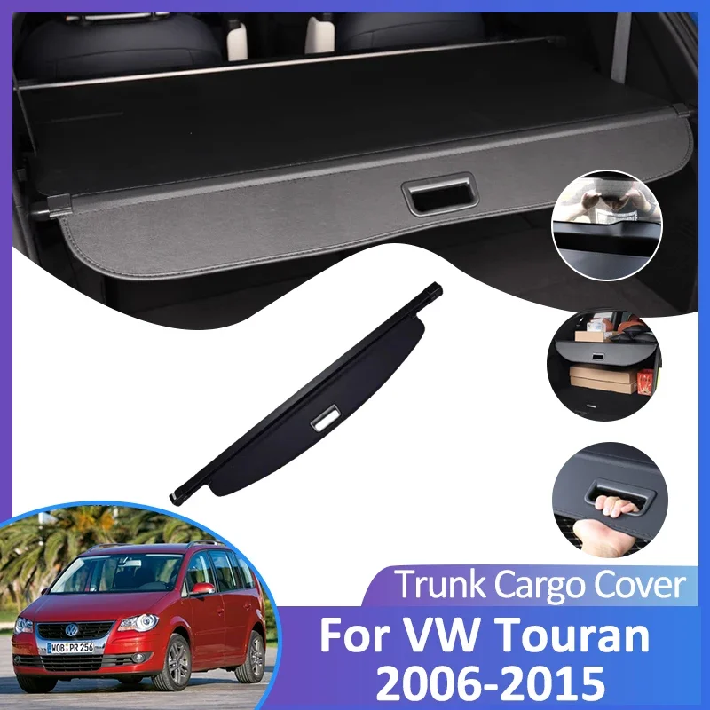 

Для Volkswagen VW Touran 1T MK1 аксессуары 2006-2015 2007 2008 автомобильная задняя шторка багажника выдвижная крышка багажника багажник автомобиля