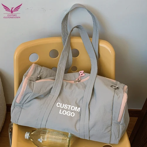 여성용 맞춤형 피트니스 가방, 체육관 배낭 대용량 가방, 스포츠 가방, 여성 요가 가방, 이름 인쇄 훈련 방수 가방 