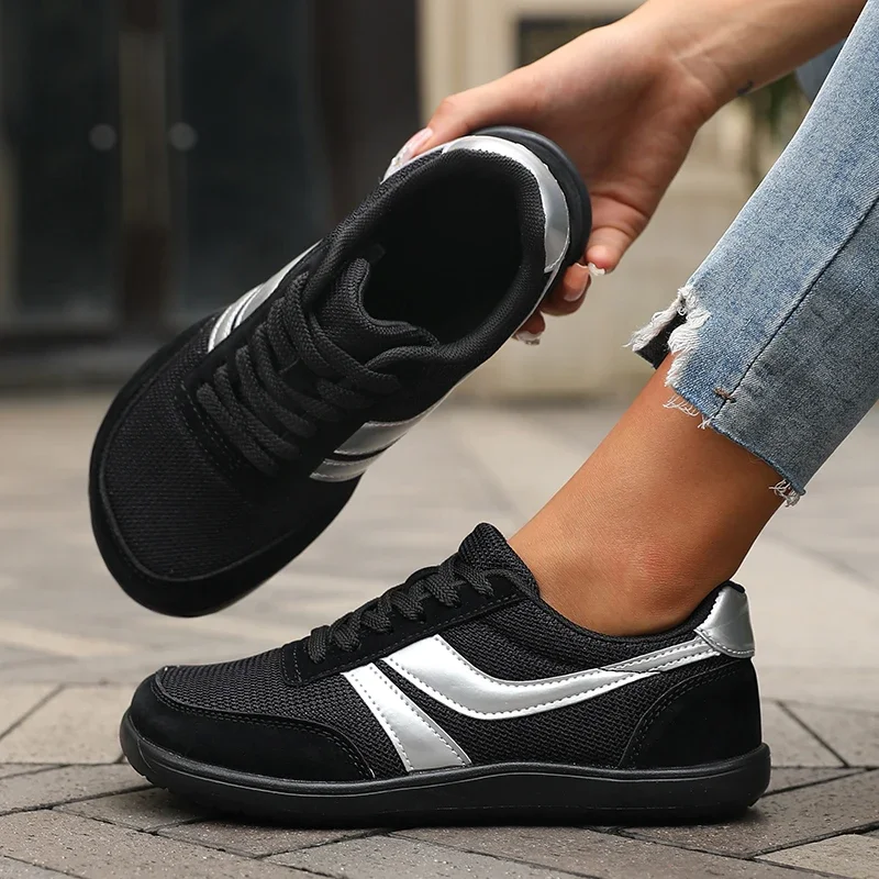 20225 breite Zehen-Box-Schuhe für Damen, gepolstert, gut extra breite Schuhe, neue, rutschfeste, breite, leichte, atmungsaktive Laufschuhe – Detail 3