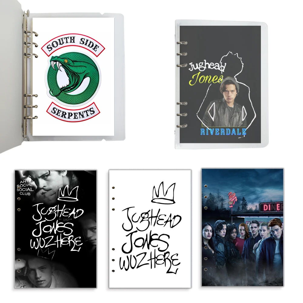 A5 Spiral Ring Notebook Riverdale Cartoon Southside Serpents South Side Betty Jughead Jones Dairy Weekly Monthly Plan To Do List