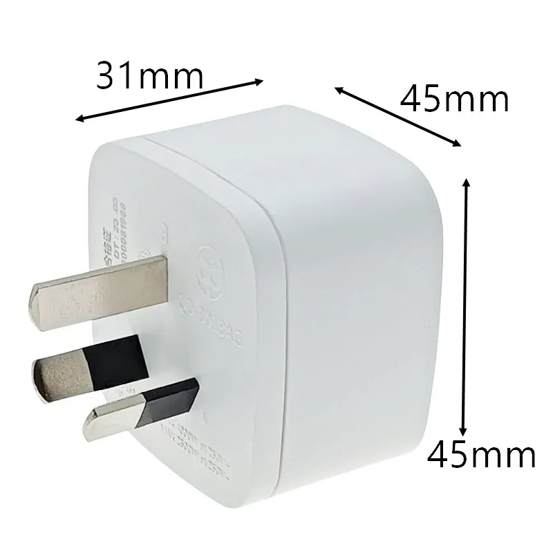 10A to 16A China Plug Adapter Socket Converter For Air-Con AC250V 4000Watts