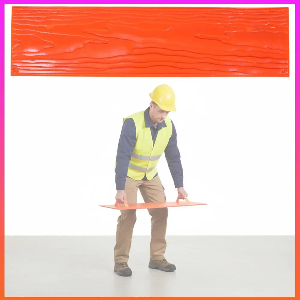 واقعية الخشب الطابق ملموسة طوابع البولي يوريثين الخشب الحبوب الخشب الخرساني لوح الخشب طوابع الخرسانة حصيرة للأرضيات الداخلية/الخارجية #4