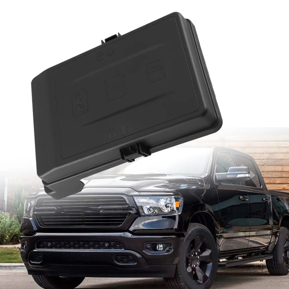 

For Dodge Ram 1500 2019 2020 2021 2022 2023 2024 Fuse Box Cover 68465573AA 68399852AB 68399852AA Car Accessories
