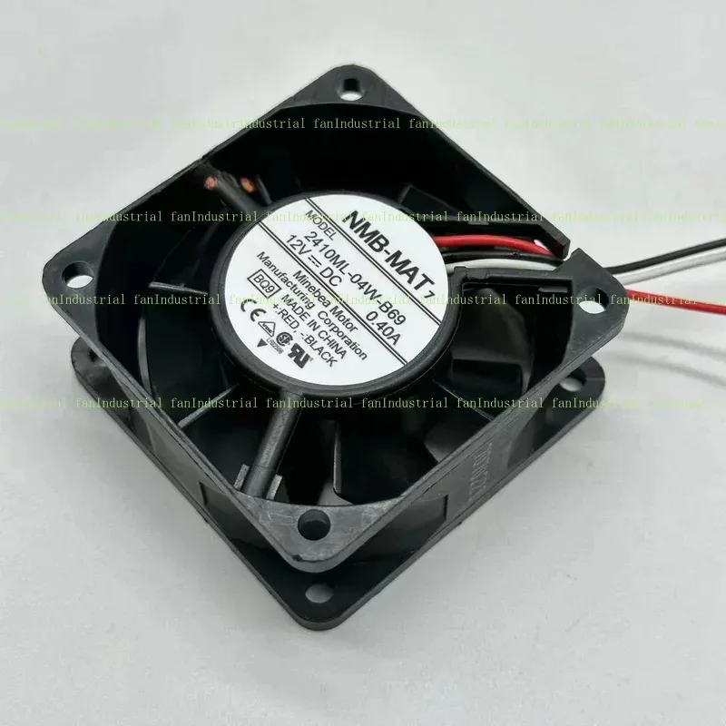 Z NMB-2410ML-04W-B69 BQ9 Ventilateur de refroidissement pour serveur 12 V 0,40 A 60 x 60 x 25 mm 3 fils
