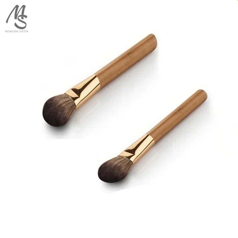 Bamboo Handle Powder Round Brush Real Techniques Blush Concealer Brushes Beauty Tools