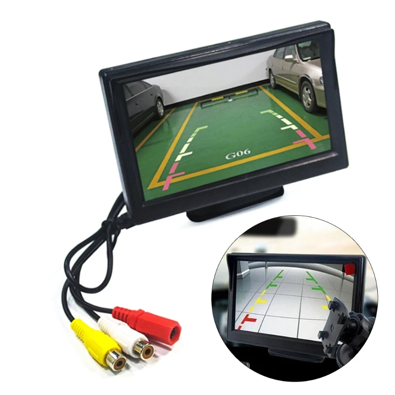 

Car Parking Assistant System LCD Display Rearview High Screen Back-up Camera Rear View Camera