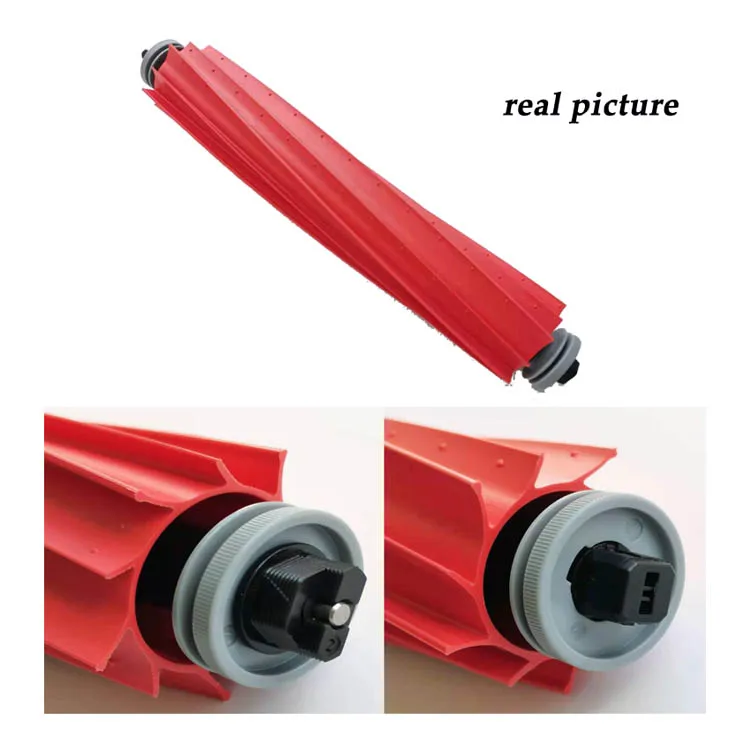 Roborock-piezas originales de cepillo principal de goma S7 Q7, cepillo de rodillo desmontable para S7Pro Q7Max S7MaxV Ul