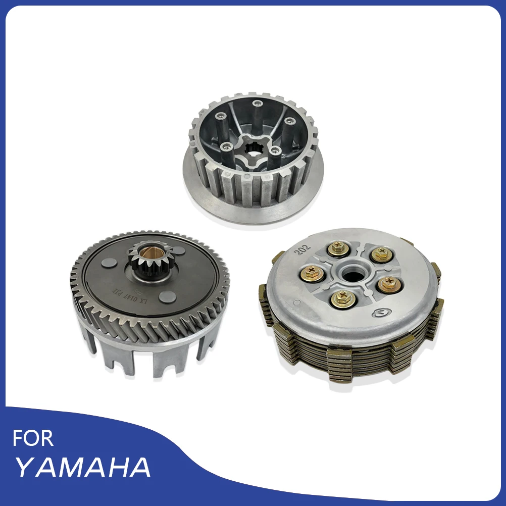 

Внутренняя ступица сцепления DT230 MT250, напорная пластина, внешняя большая шестерня для мотоцикла YAMAHA LONCIN GPX, запчасти для трансмиссии мотоцикла