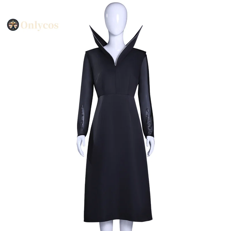 Среда Аддамс Косплей Костюм Женское Платье Ролевая Игра Фантазия Наряды Хэллоуин Карнавальный Вечерние Костюм Onlycos