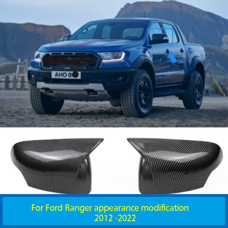 

For Ford Ranger appearance modification 2012 2013 2014 2015 2016 -2022 ranger horn rearview mirror shell reverse mirror cover