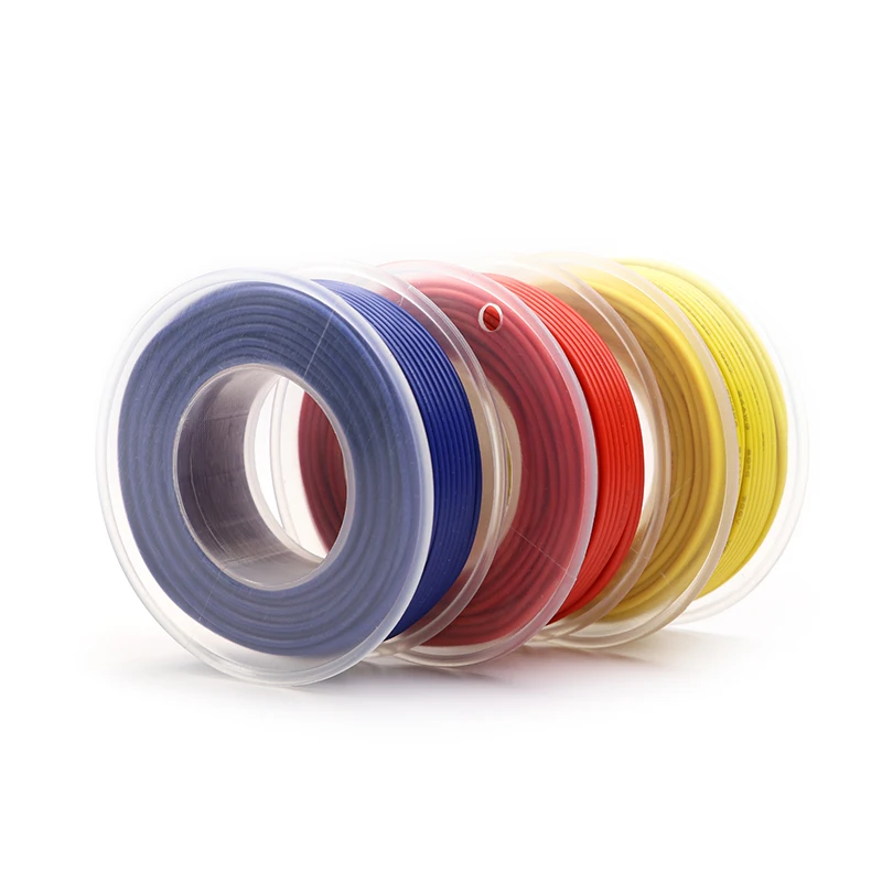 Flexible Silicone Wire In Roll 30/28/26/24/22/20/18/16AWG Silicone Rubber Insulated Tinned Copper Heat-resistant Cable 600V Kit