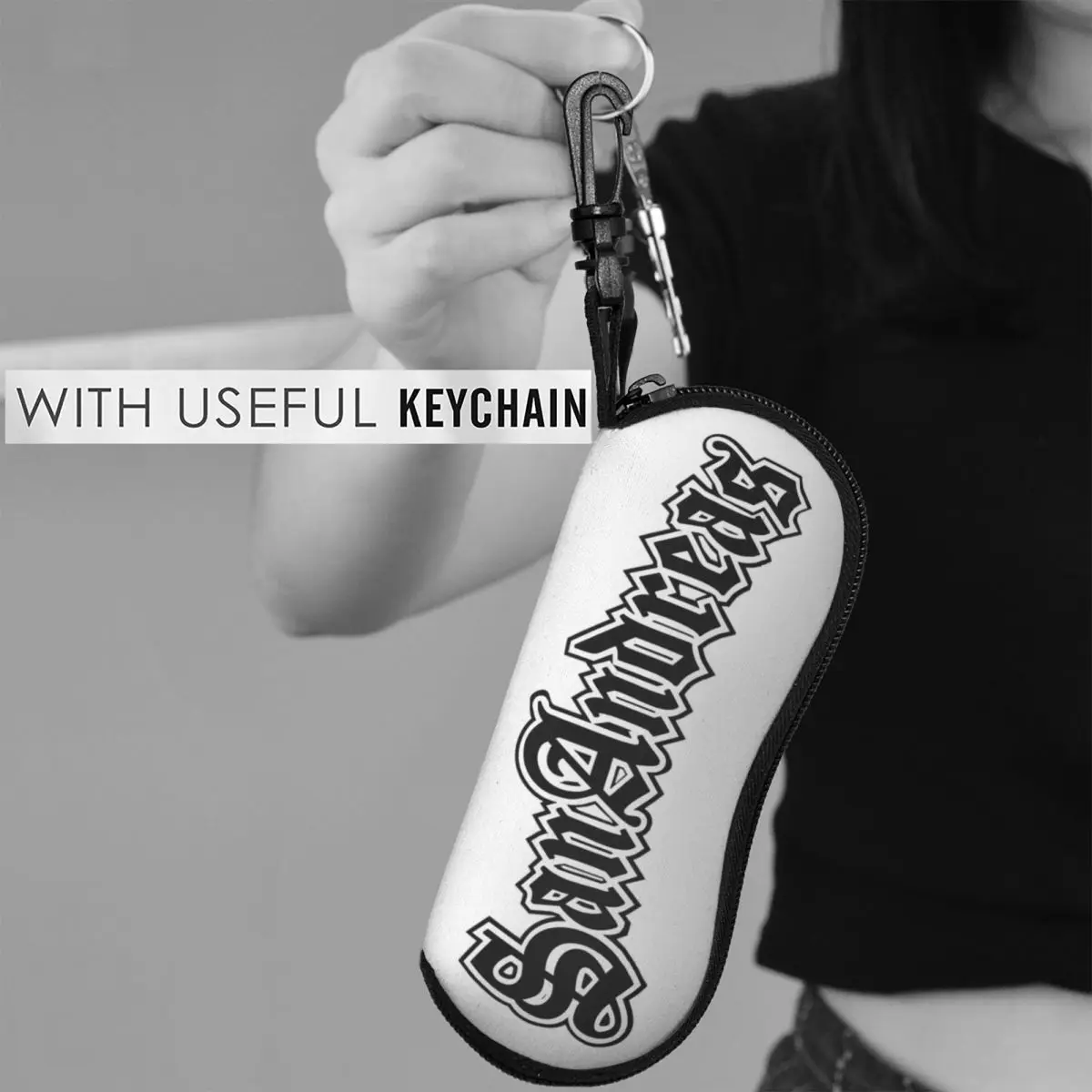 Sherm Head GTA San Andreas 로고 쉘 안경 케이스 보호용 선글라스 박스 여성 남성 소프트 안경 가방 파우치