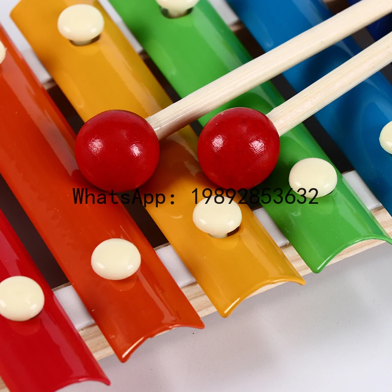 ثمانية لهجة قرع اليد شيو مو تشين الطفل آلة موسيقية خشبية التعليمية لعبة التعلم المبكر للأطفال #3