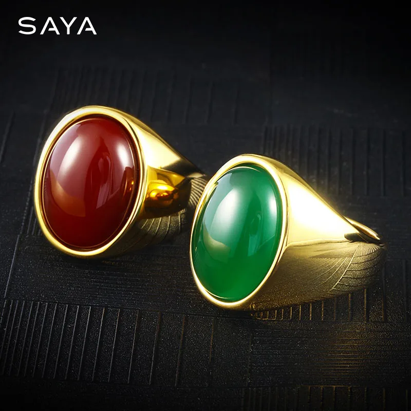 

Rings for Men Women Tungsten Gold Dominant Personality Light Luxury Trendy Gemstone Party Gift Jewelry,Engraving