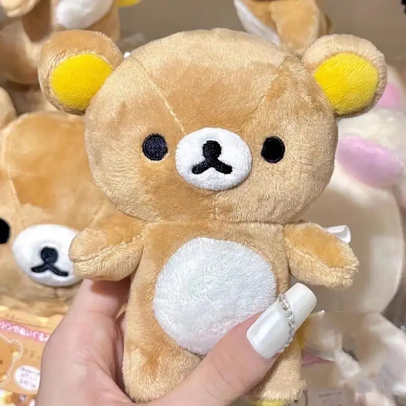 Kawaii Rilakkuma Anime Cartoon Plush Toys Keychain Accessories Soft Stuffed Backpack Pendant Girl Boy Children Birthday Gifts