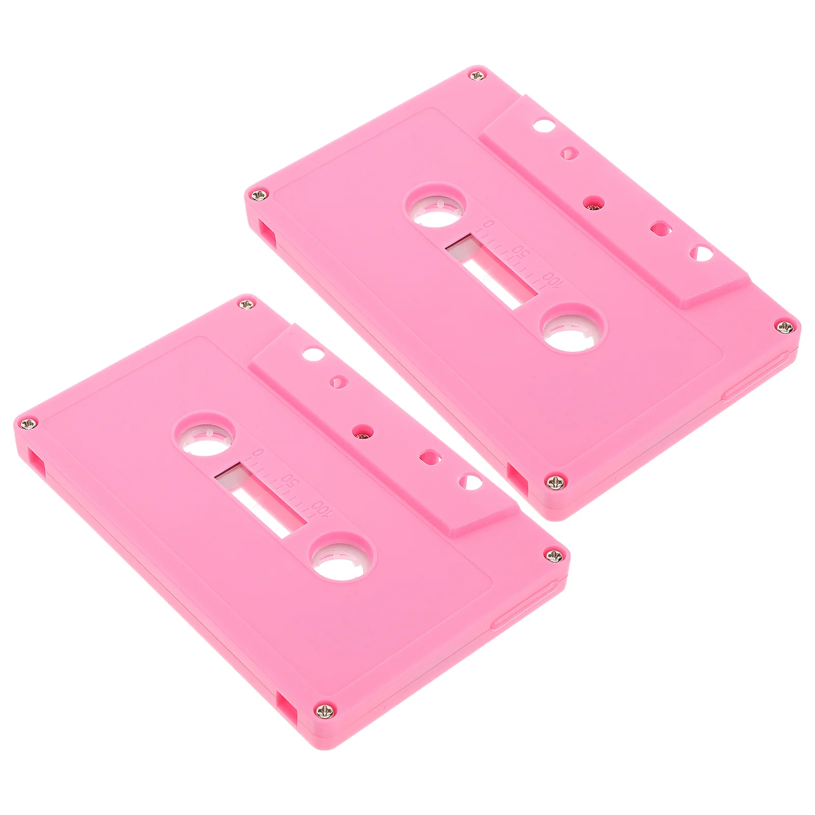 2pcs Retro Colorful Cassette Tape Blank Audio Cassettes for Music Party Decorations and DIY Projects