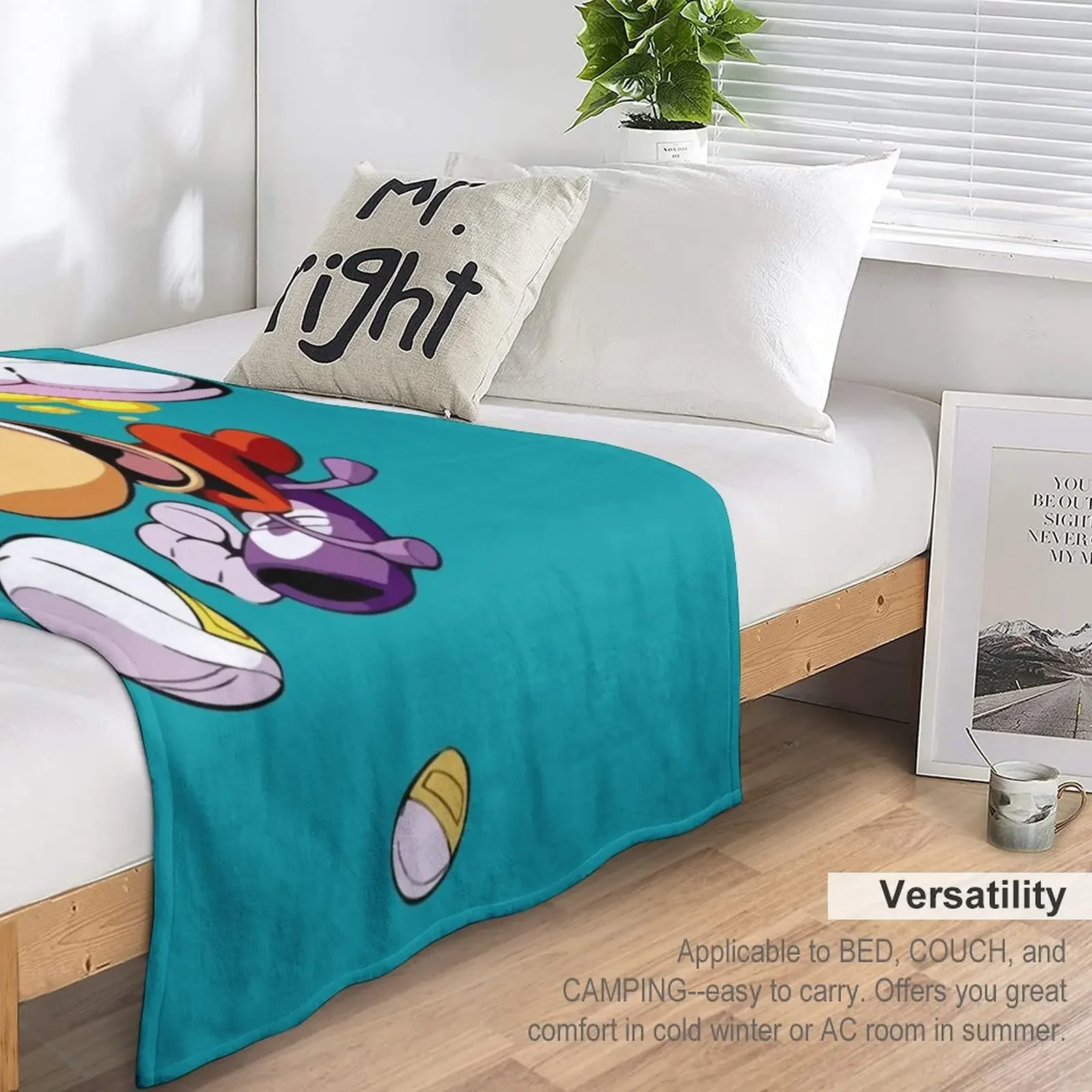 بطانية رايمان رمي قبضة للأطفال ، بطانية كبيرة #5