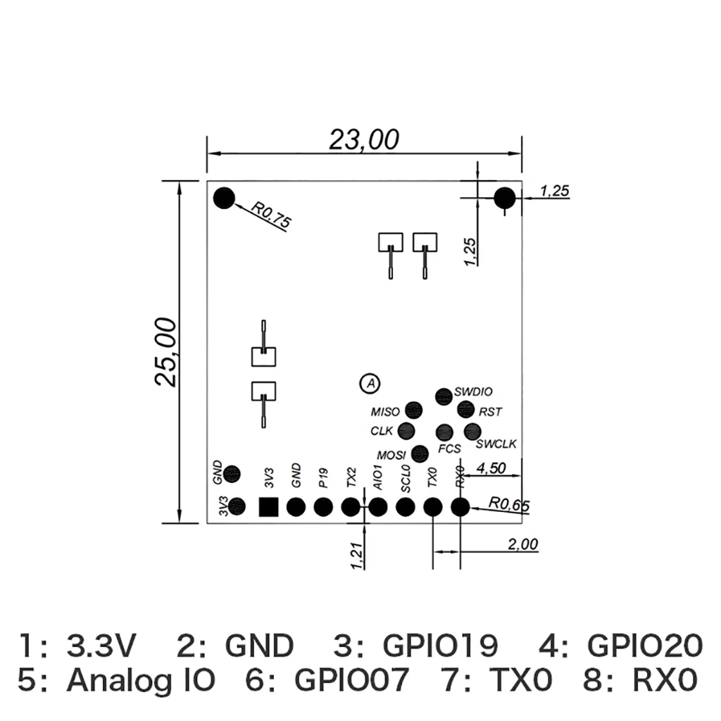 60GHz HLK-LD6002 LD6002C LD6002B Radar Module Human Respiratory Alarm Heart Rate / Falling Detection/ Human Presence Sensor 2T2R