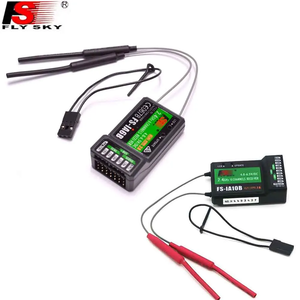 Flysky FS-I6S FS I6S 10CH 2.4G أجهزة الاستقبال عن بعد الارسال تحكم ث/استقبال FS-iA6B أو FS-IA10B لأجزاء الطائرة بدون طيار RC FPV