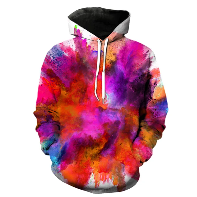 

Gouache Color Fashion Style 3D Printed Hoodies Harajuku Unisex Pullovers Hoodie Casual Sweatshirts Street Top Tracksuit