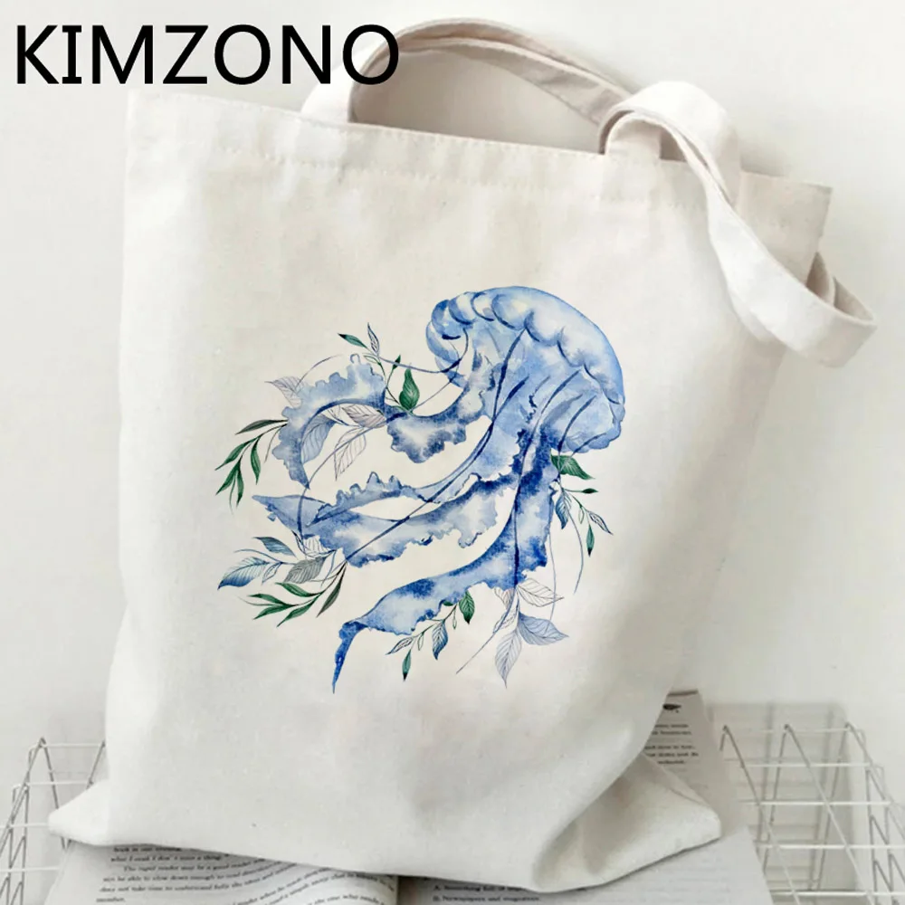 Jellyfish shopping bag shopper recycle bag shopper bolso handbag bolsa bag ecobag reusable sacola jute custom