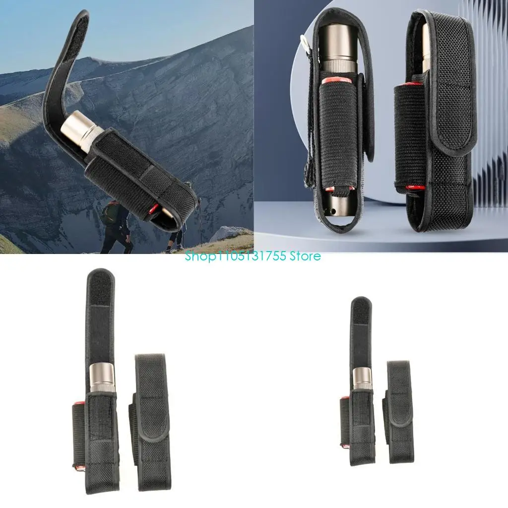 

Nylon Flashlamp Holsters Flashlights Storaging Cover Flashlamps Nylon Texture Perfect for Outdoor Hiking Camping