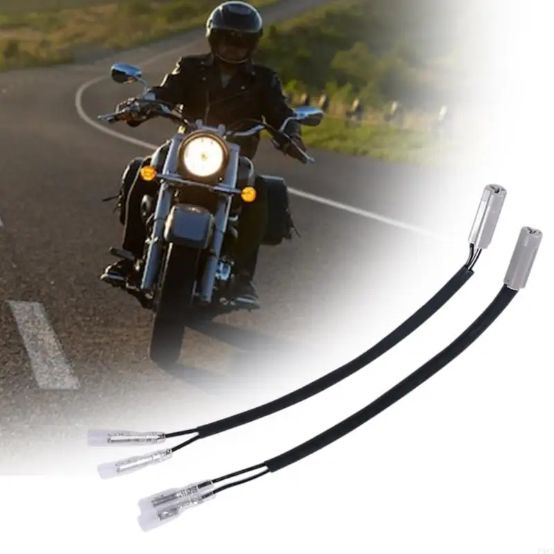 Precisions Molded Turn Adapter Plugs For YZF600 YZF-R6 Motorcycle Turn Lights Harness
