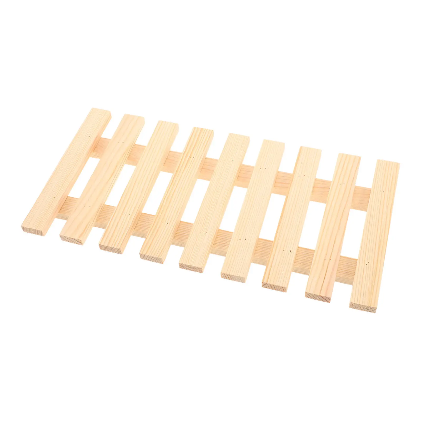 Wooden Mailbox Bottom Liner Insert Base Non-Slip Waterproof Drainage Tray Mailbox Elevated Rack Mail Protection Grate