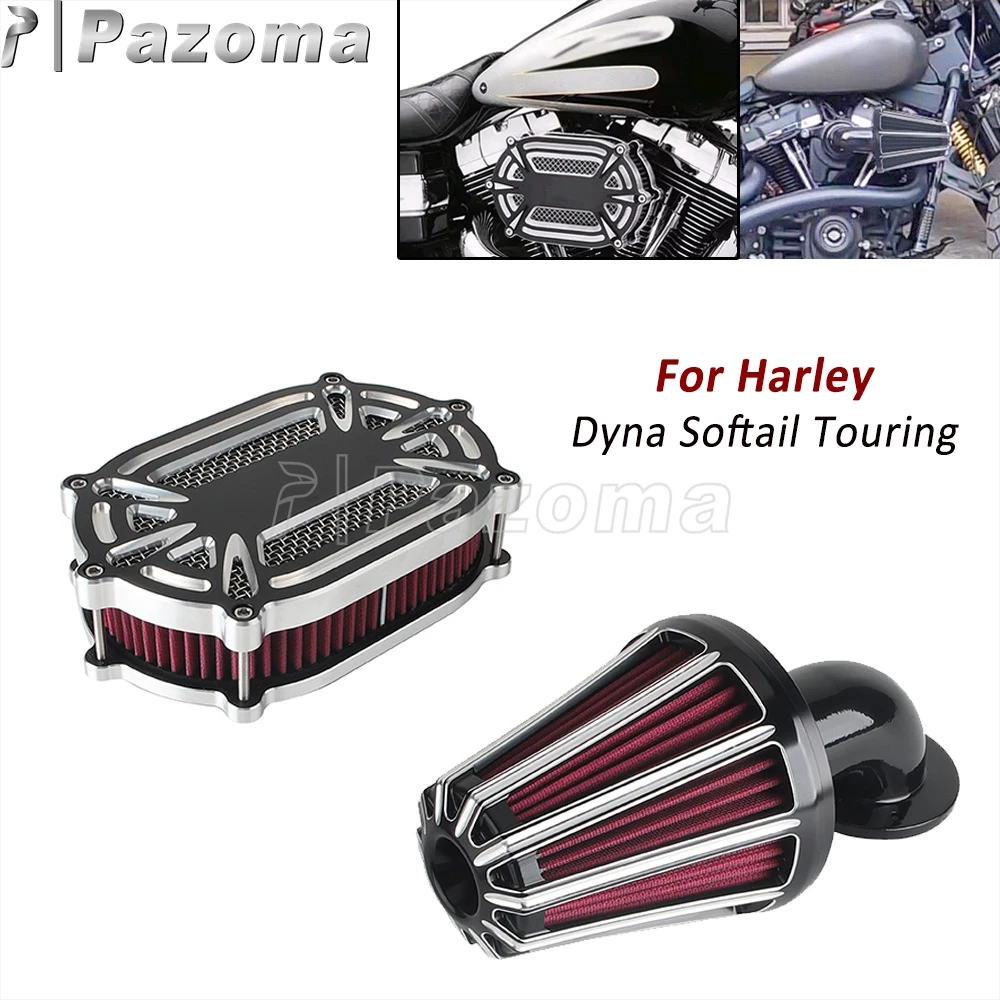 Air Cleaner Breather Filters Motorcycle Filter Intake For Harley Softail Fat Boy FXST FXSTB FXSTC FXSTD FLSTF FLSTN FLSTSC 00-15