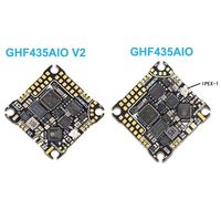 JHEMCU GHF435AIO V2 / GHF435AIO With 20A ESC (AM32) 2-4S OSD Baro Blackbox 16MB GPS Built-in ELRS 2.4G CRSF for RC FPV Drone