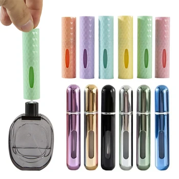 5/10ml Perfume Bottle Portable Refillable Perfume Bottle with Spray Cosmetic Containers…
