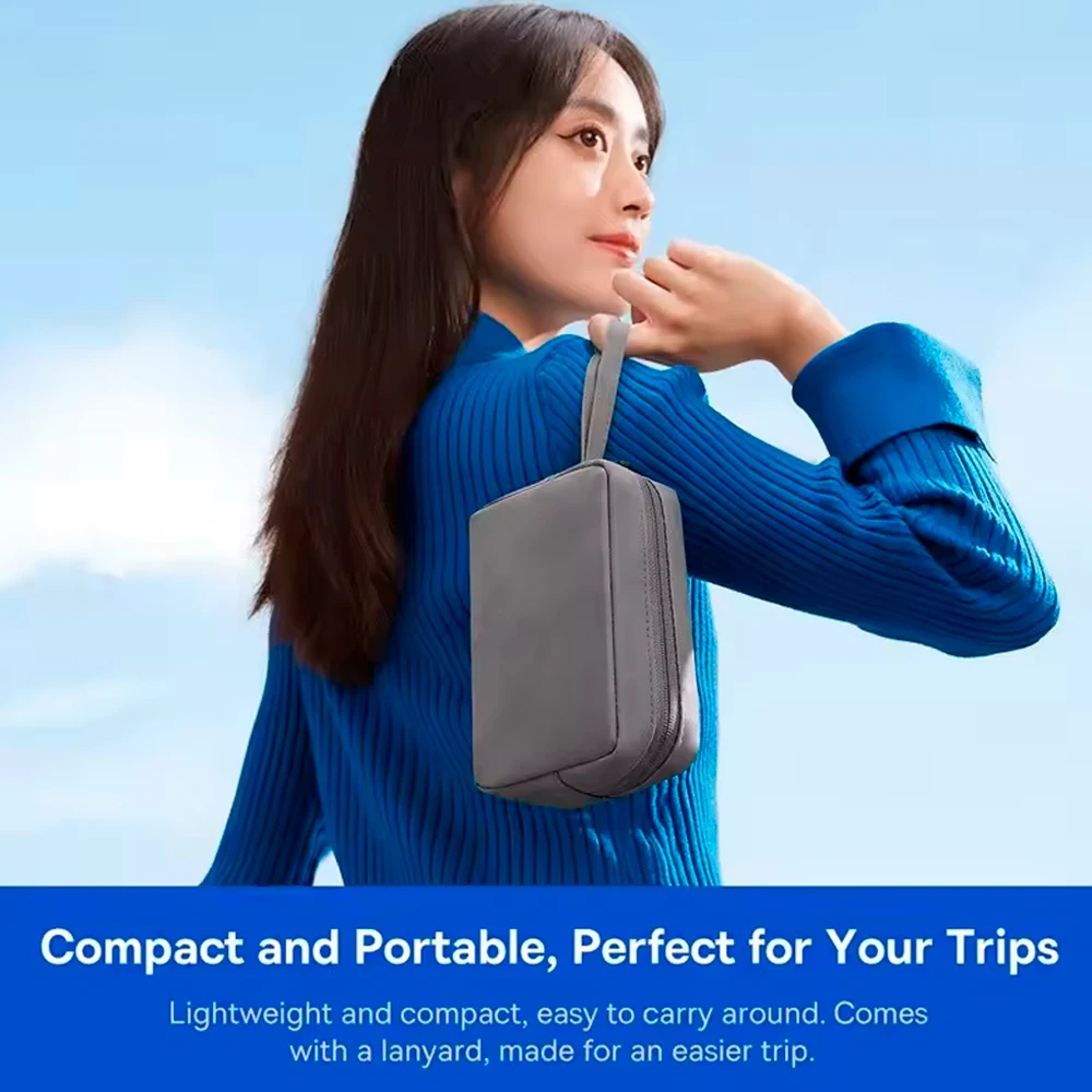 Portable Earphone Bag Waterproof Phone Storage Pouch For iPhone 17 16 15 Pro Max Power Bank Cable Charger Organizer Accessories view 4