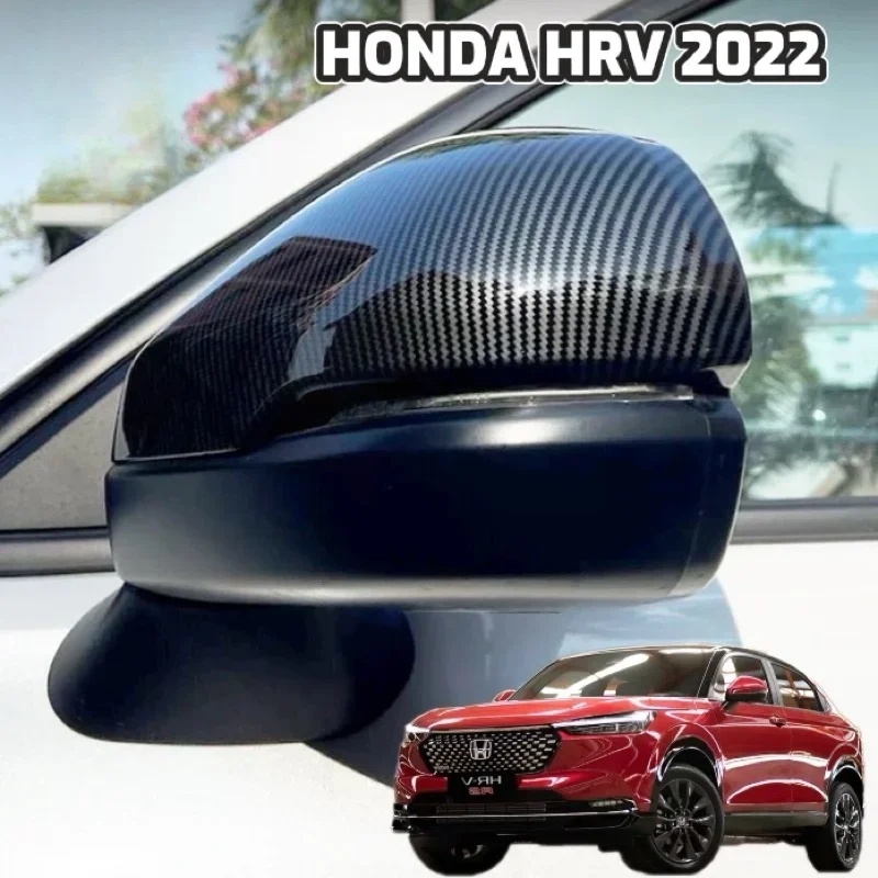 FIT FOR HONDA HRV 2022-2023 SIDE MIRROR COVER CARBON MUGEN COME WITH DOUBLE SIDED TAPE