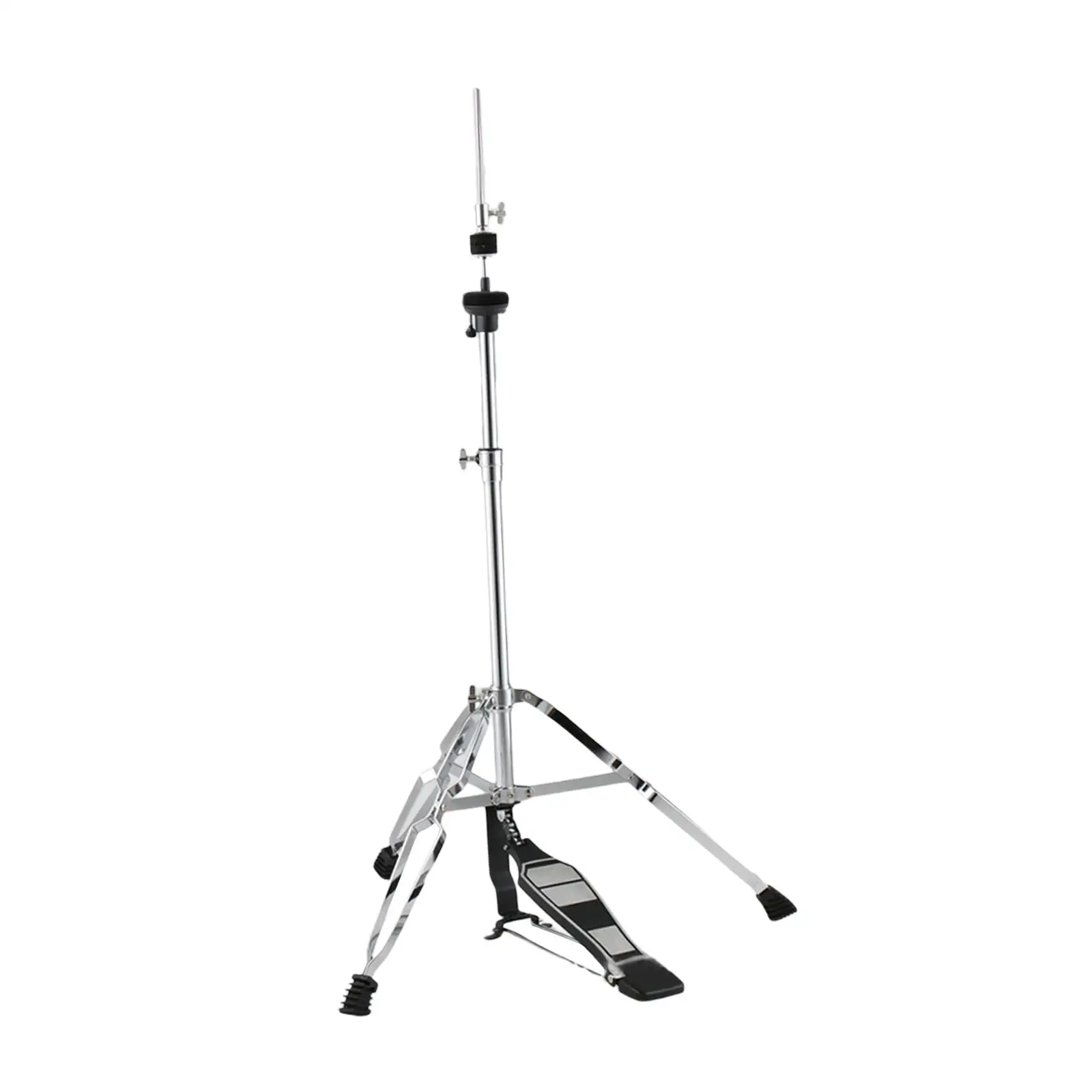 Height Adjustable Hi Hat Stand with Three Braced Legs Drum Accessories for Drums Parts and Percussion Guide