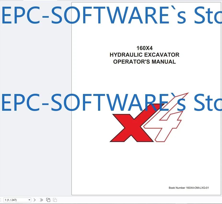 

EPC-SOFTWARE Экскаватор Linkbelt X3 X4 Series 10,7 ГБ Учебное, электрическая и гидравлическая схема, руководство по обслуживанию