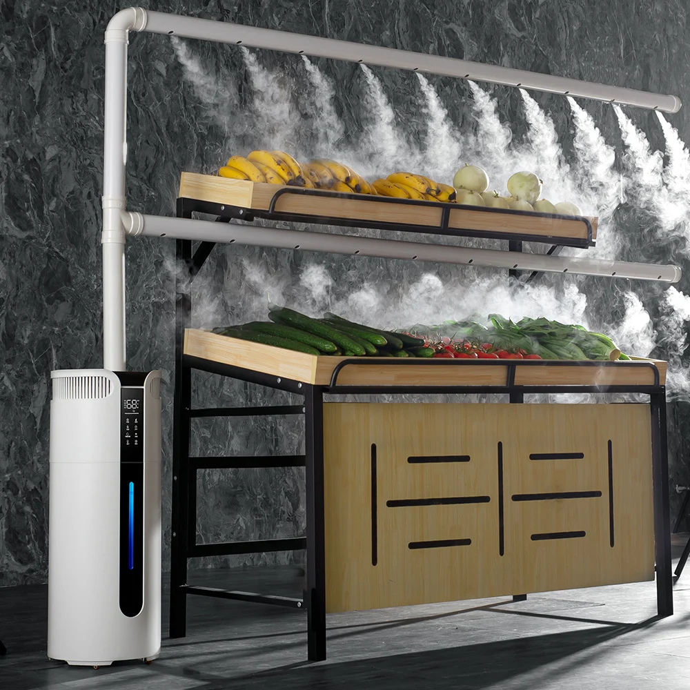 مرطب هواء كبير 16 لتر، مرطب بالموجات فوق الصوتية الصناعية لغرفة النوم، صانع ضباب كهربائي تجاري، سعة كبيرة