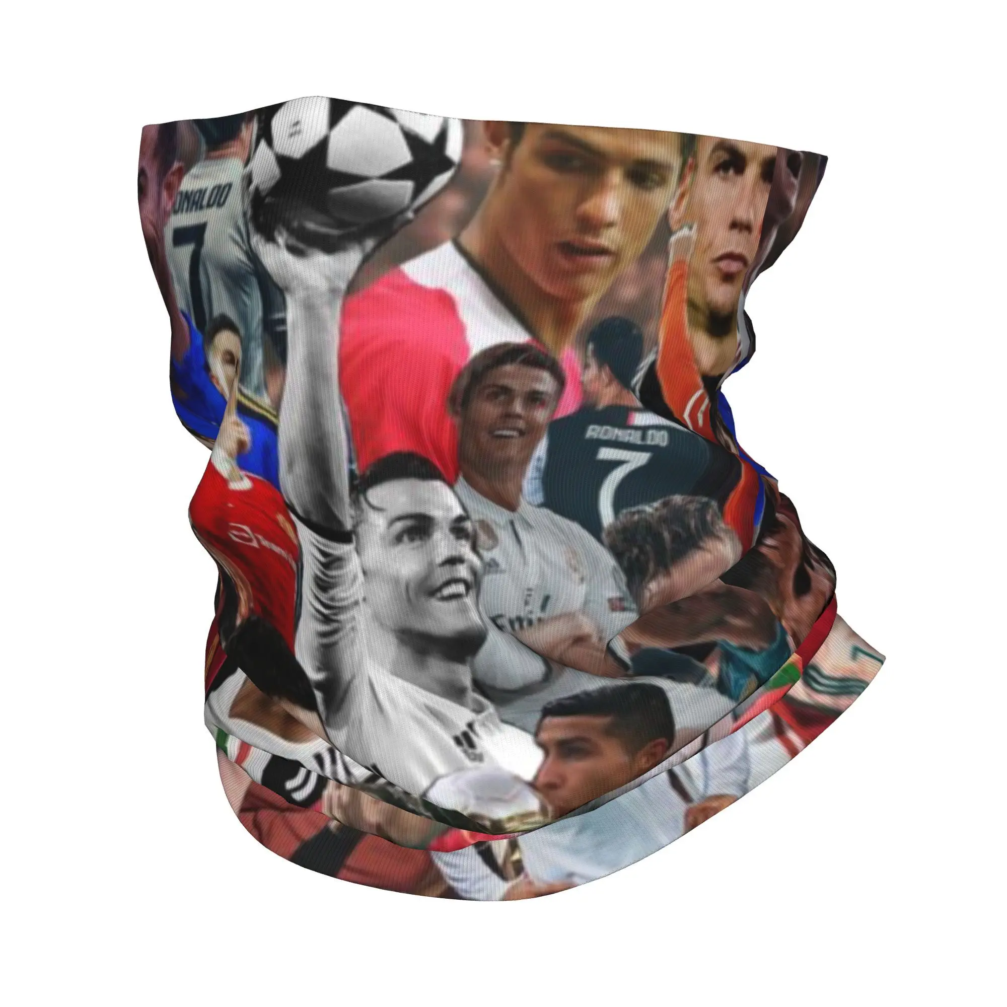 

Cristiano Ronaldo CR7 Bandana Neck Cover Printed Magic Scarf Warm Cycling Scarf Riding Unisex Adult All Season