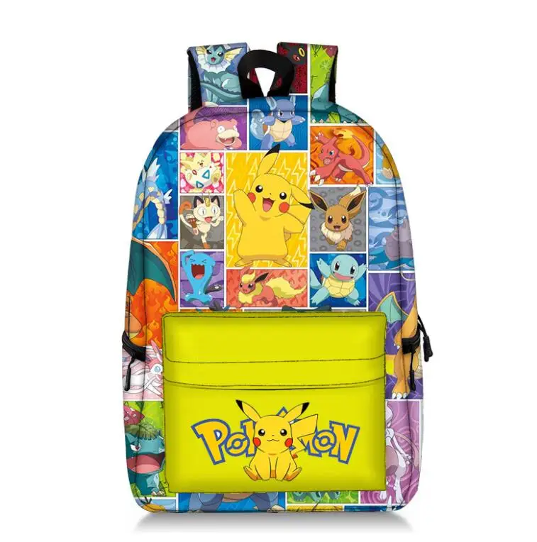 Pokemon Plecaki dla dzieci Pikachu Figurki anime Torby szkolne dla dzieci Torba do przechowywania Dziewczynki Chłopcy Prezenty urodzinowe