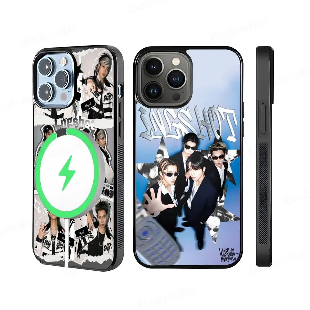 

LNGSHOT Hip-Hop For Magnetic Case For IPhone 17 16 14 13 12 11 15 Pro Max Plus Wireless Charge Phone Cover