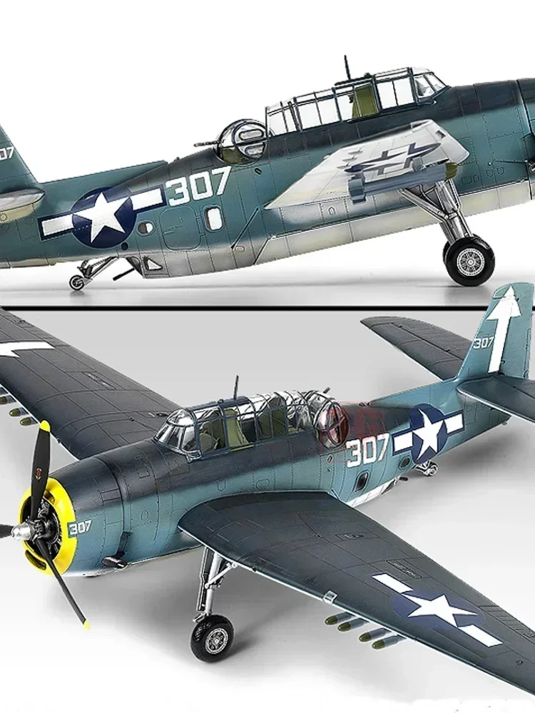 1/48 modèle d'académie 12285 USS TBM-3 Avenger torpille avion assemblage échelle bricolage jouets modèle Kit