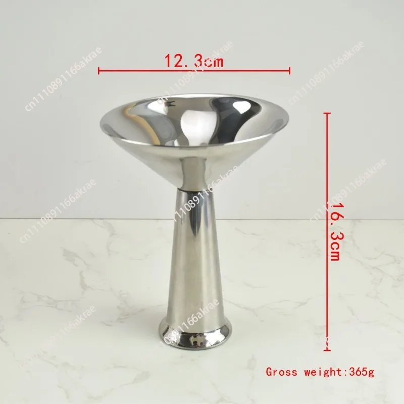 for Household stainless steel tall snack bowl cone  ice cream cup dessert cup pudding