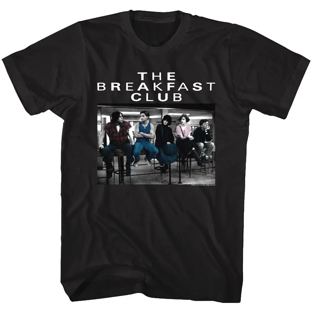 Breakfast Club Detention Group Photo Men's T Shirt Classic Comedy Ringwald Top