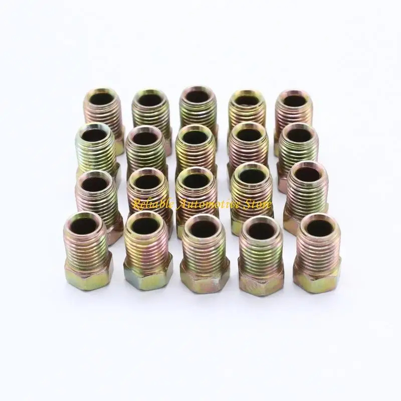 M68B Car Brake Line Tubing Tube Fitting Iron Plating Zinc For Inverted
