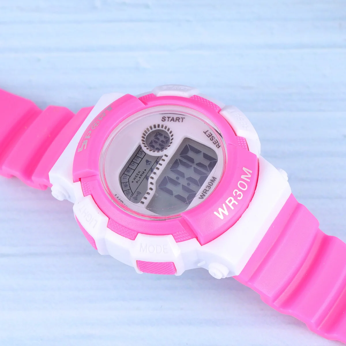 1Pcs Cartoon Watch Lovely Electronic Waterproof Multi-Function Countdown Timer Alarm Date Display Casual