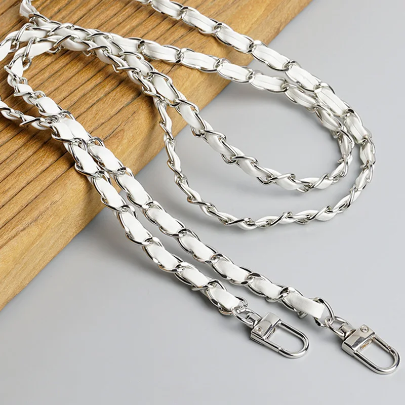 120 cm portemonnee ketting riem crossbody handtas kettingen vervanging lederen schoudertas kettingriemen diy vrouwen meisje tas deel accessoire
